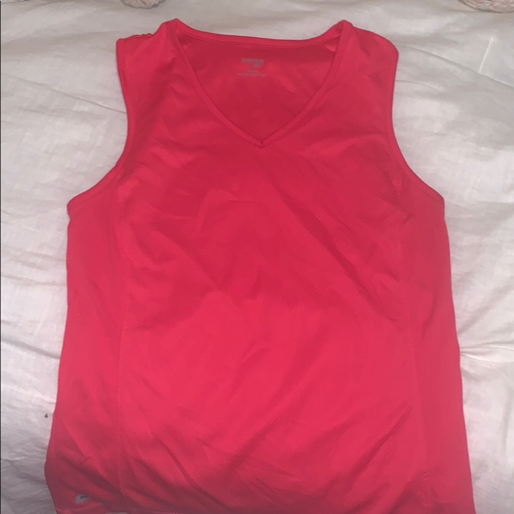 Red Dryfit Danskin workout sleeveless shirt